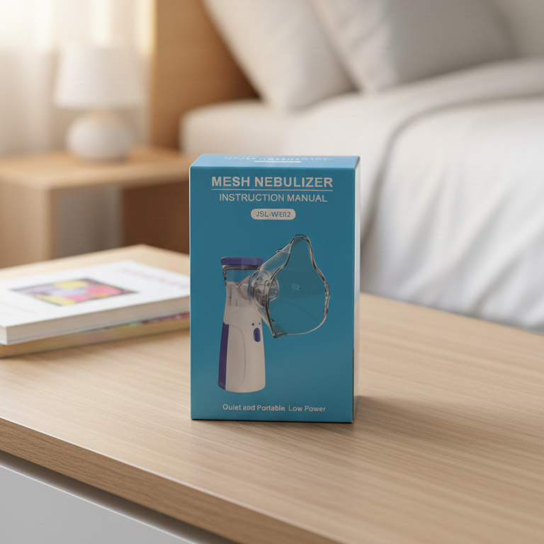 Portable Mesh Nebulizer | Quiet, Handheld Ultrasonic Inhaler For Kids & Adults